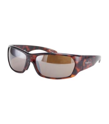 Perry Ellis Portfolio® Men's Tort Mod Rectangle Wrap Sunglasses