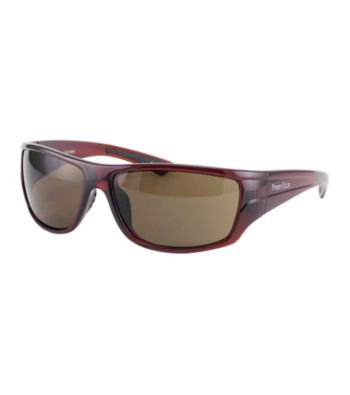 Perry Ellis Portfolio® Men's Dark Brown Rectangle Wrap Sunglasses