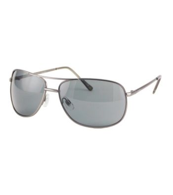 Perry Ellis Portfolio® Men's Gunmetal Aviator Sunglasses