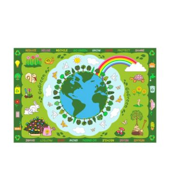 Fun Rugs® Fun Time® Go Green Rug