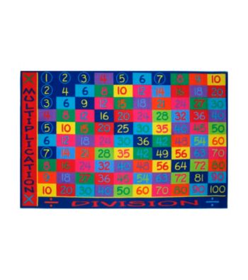 Fun Rugs® Fun Time® Multiplication Rug