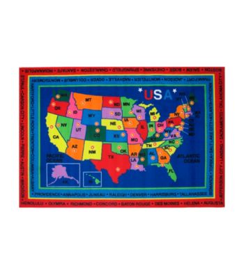 Fun Rugs® Fun Time® State Capitals Rug