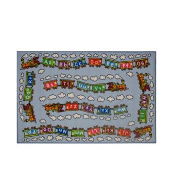 Fun Rugs® Fun Time® Edu Train Rug