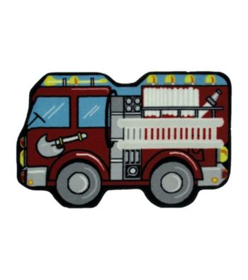 Fun Rugs® Fun Time® Fire Engine Rug