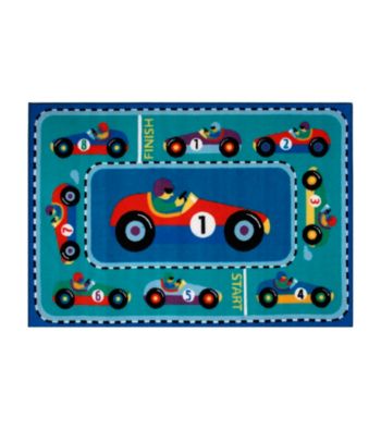 Fun Rugs® Olive Kids Vroom Rug
