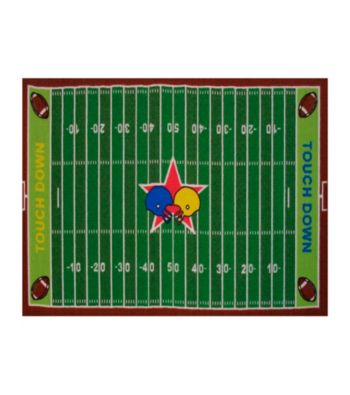 Fun Rugs® Fun Time® Football Field Rug
