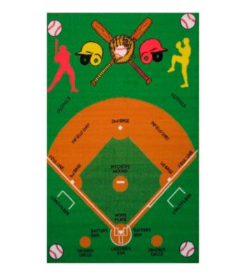 Fun Rugs® Fun Time® Baseball Field Rug
