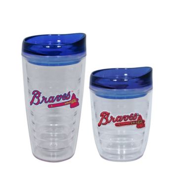 TNT Media Group Atlanta Braves Slimline Tumbler with Color Lid
