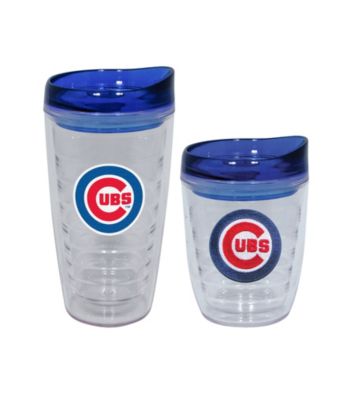 TNT Media Group Chicago Cubs Slimline Tumbler with Color Lid