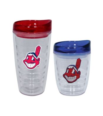 TNT Media Group Cleveland Indians Slimline Tumbler with Color Lid
