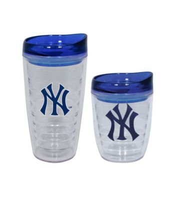 TNT Media Group New York Yankees Slimline Tumbler with Color Lid