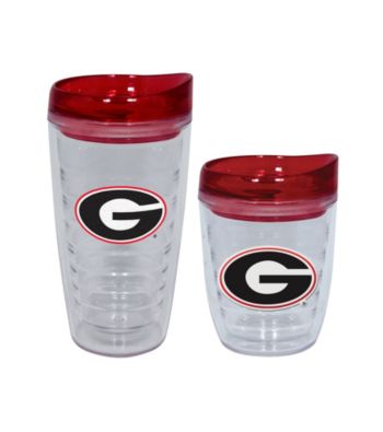 TNT Media Group Georgia Bulldogs Slimline Tumbler with Color Lid
