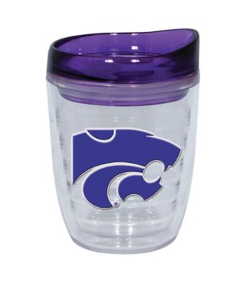TNT Media Group Kansas State Wildcats Slimline Tumbler with Color Lid