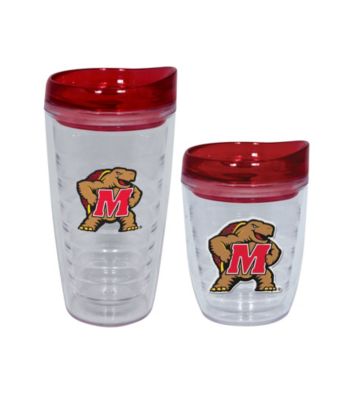 TNT Media Group Maryland Terripins Slimline Tumbler with Color Lid