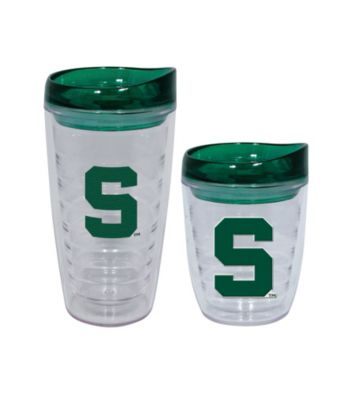 TNT Media Group Michigan State Spartans Slimline Tumbler with Color Lid