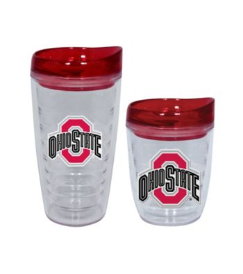 TNT Media Group Ohio State Buckeyes Slimline Tumbler with Color Lid