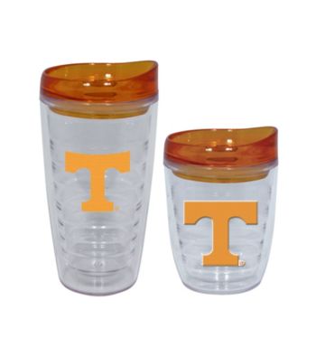 TNT Media Group Tennessee Volunteers Slimline Tumbler with Color Lid