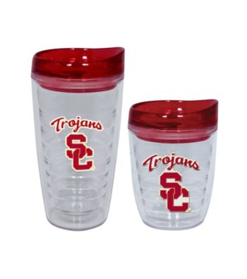 TNT Media Group USC Trojans Slimline Tumbler with Color Lid