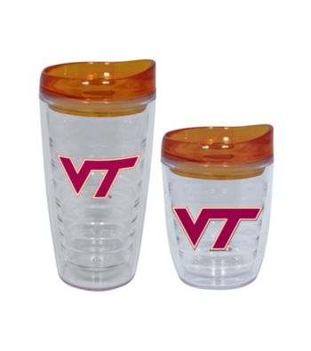 TNT Media Group Virginia Tech Hokies Slimline Tumbler with Color Lid