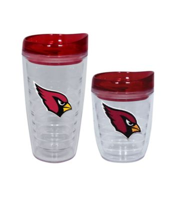 TNT Media Group Arizona Cardinals Slimline Tumbler with Color Lid