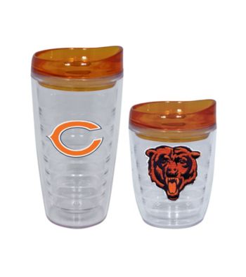 TNT Media Group Chicago Bears Slimline Tumbler with Color Lid