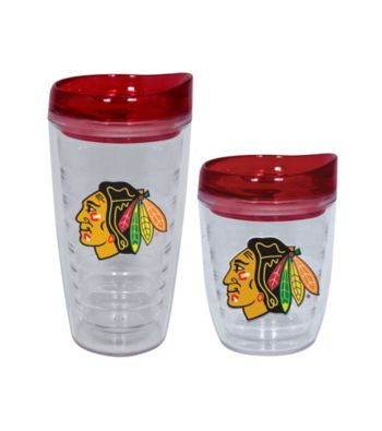 TNT Media Group Chicago Blackhawks Slimline Tumbler with Color Lid