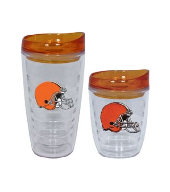 TNT Media Group Cleveland Browns Slimline Tumbler with Color Lid