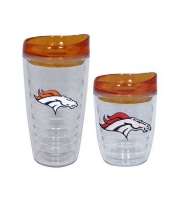 TNT Media Group Denver Broncos Slimline Tumbler with Color Lid