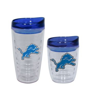 TNT Media Group Detroit Lions Slimline Tumbler with Color Lid