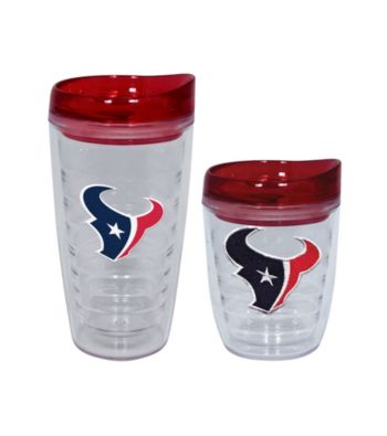 TNT Media Group Houston Texans Slimline Tumbler with Color Lid