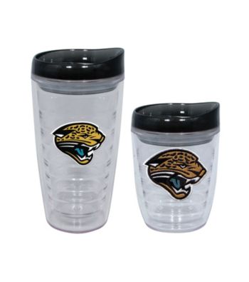 TNT Media Group Jacksonville Jaguars Slimline Tumbler with Color Lid