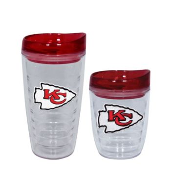 TNT Media Group Kansas City Chiefs Slimline Tumbler with Color Lid
