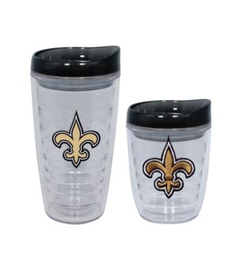 TNT Media Group New Orleans Saints Slimline Tumbler with Color Lid
