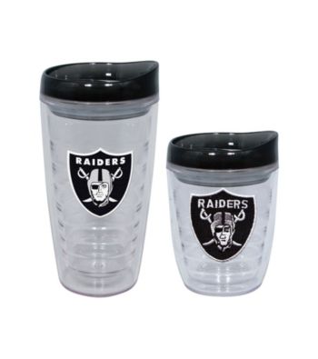 TNT Media Group Oakland Raiders Slimline Tumbler with Color Lid