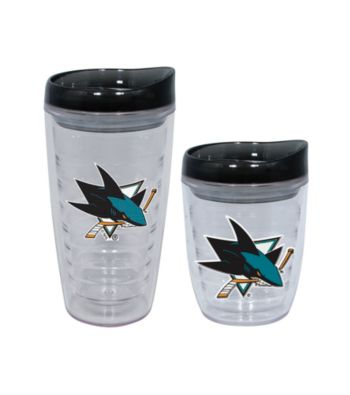 TNT Media Group San Jose Sharks Slimline Tumbler with Color Lid