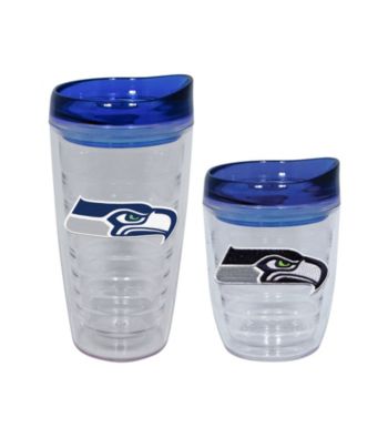 TNT Media Group Seattle Seahawks Slimline Tumbler with Color Lid
