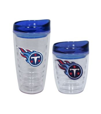 UPC 716298166549 product image for TNT Media Group Tennessee Titans Slimline Tumbler with Color Lid | upcitemdb.com