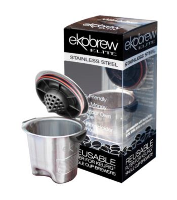 Ekobrew Elite Stainless Steel Reusable Filter for Single Cup Brewers
