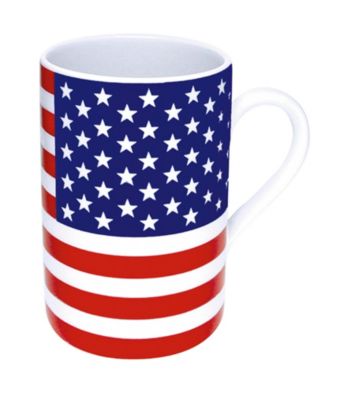 Waechtersbach Konitz Stars and Stripes Set of 4 Flag Mugs