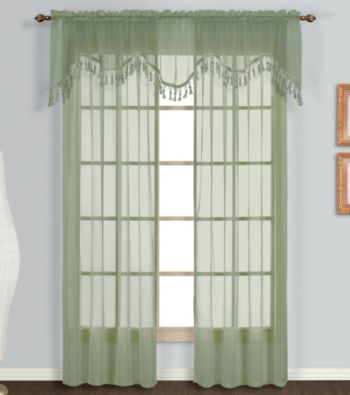 Monte Carlo Scalloped Valance by United Curtain Co.