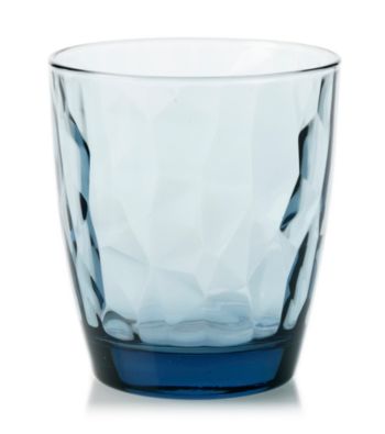 LivingQuarters Diamond Double Old Fashion Glass