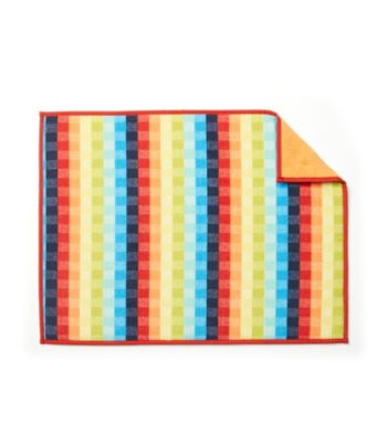 Fiesta® Dinnerware Microfiber Mutli-Check Dish Drying Mat