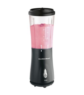 Hamilton Lido Single-Serve Blender with Travel Lid - Black