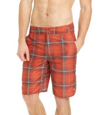 Columbia Men's Red Rocks Laser Plaid Waterton Shorts