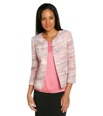 Kasper® Tweed Flyaway Jacket