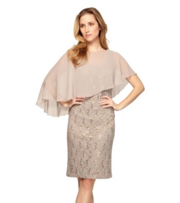 Alex Evenings® Lace Sheath With Cape