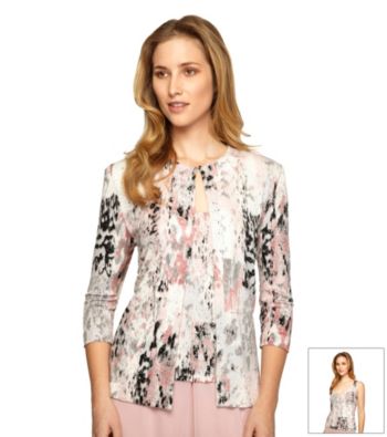 Alex Evenings® Printed Twinset