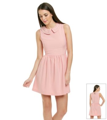 Kensie® Peter Pan Collar Full Skirt Dress