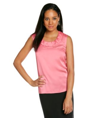 Kasper® Ruched Neck Cami