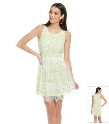 Betsey Johnson® Lace Overlay Dress